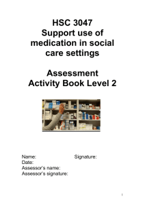 HSC 3047 activity book