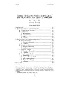 supply chains and porous boundaries