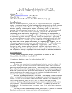 R. Molinar-Syllabus Homelessness in US 2014