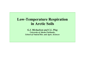 Low-Temperature Respiration - Earth Observing Laboratory