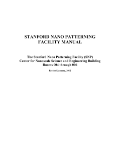 Lab Safety Manual - Stanford Nano Shared Facilities