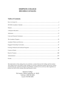 2013-2014 Academic Catalog