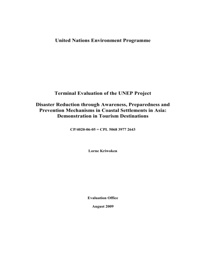Annex 1 Terms Of Reference