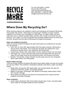 Word doc - Recycle More Minnesota