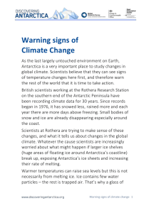 Warning signs - Discovering Antarctica