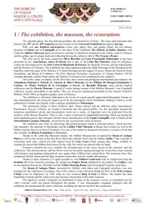 The rebirth Of italian maiolica: GINORI and Cantagalli Press release