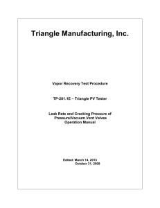 Triangle_PV_Manual_2 - Triangle Manufacturing, Inc.