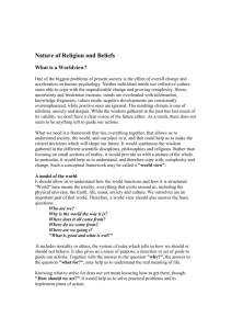 Nature of Religion and Beliefs