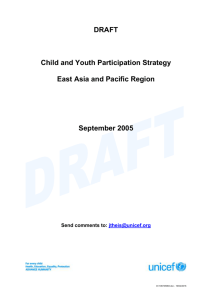 Child and Youth Participation Strategy