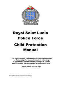 Word Document Format - royal saint lucia police force