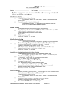 Paperwork Checklist 15-16