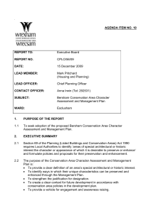 Copy herewith - Wrexham County Borough Council