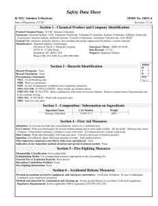Genium Publishing 16-Section MSDS Template