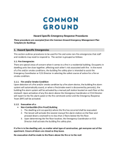 Common Ground Emergency Response Procedures