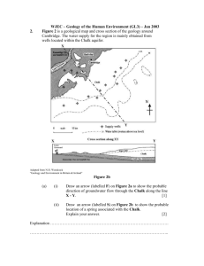 WJEC – Geology of the Human Environment (GL3) – Jan 2003