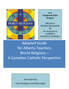 World Religions 30: Adapated Guide
