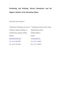 MTSIFinchGeigerfinal - Research Repository UCD