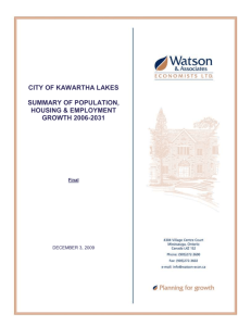 CHATHAM-KENT PUC - City of Kawartha Lakes