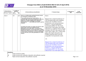 ESA-comments to Draft ECSS-E-HB-10