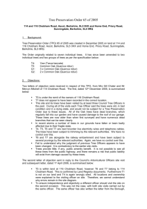 Tree Preservation Order 65 of 2005