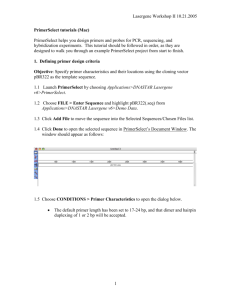 PrimerSelect
