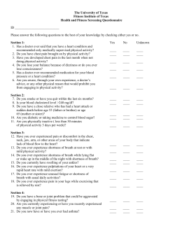 Congestive Heart Failure Self Management Plan