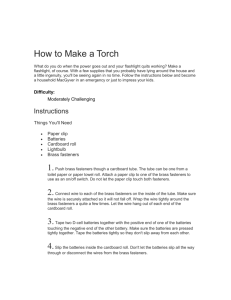 Learn how to make a torch