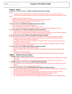 Learing Targets 6 - 10 Study Guide ANSWER KEY