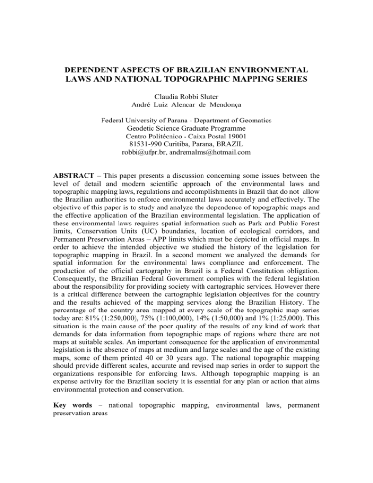 dependent aspects of brazilian environmental laws and
