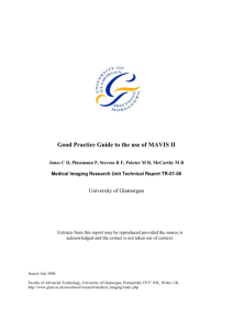 MAVIS II Good Practice Guide - Medical Imaging Research Unit