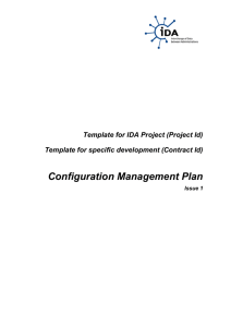 Configuration Management Plan