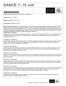Swansong - Curriculum Support
