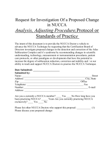 NUCCA Proposal Protocol Technique