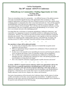 Philanthropy in Communities: Finding Opportunity in Crisis