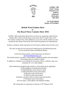 British Wool Fashion Show