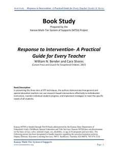 Response to Intervention: A Practical Guide for Every Teacher