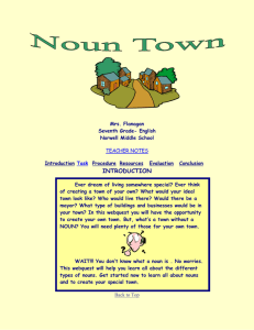 NOUN TOWN - Norwell Public Schools