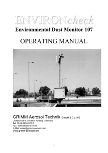 Operating manual 107 - Grimm Technologies, Inc.