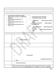 Fifth Grade Personal Essay Opinion Unit Lessons and