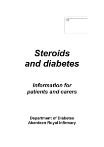 Steroids And Diabetes