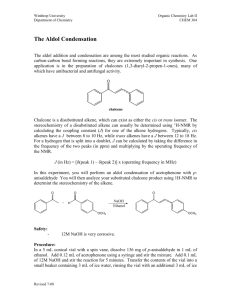 AldolWU Rev 7-08 - Chemistry at Winthrop University