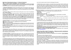 Mounting and Operating Instructions for the Electronic Doorkeeper