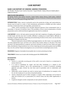 RARE CASE REPORT OF CHRONIC ARSENIC POISONING