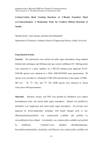 Experimental Section - Royal Society of Chemistry