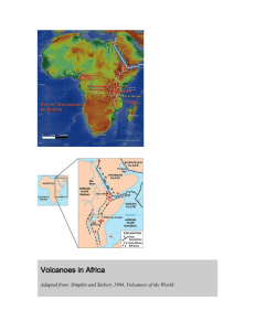 Volcanoes in Africa