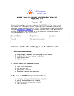 employee whmis test