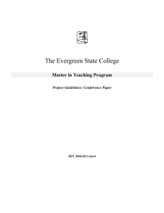 cpguide08 - The Evergreen State College