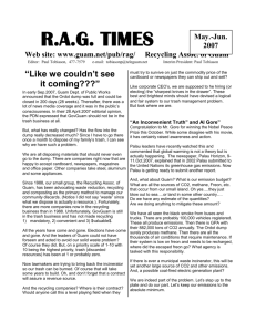 1 R.A.G. TIMES “Like we couldn`t see it coming???” In early Sep