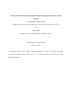 Sources of CAM3 Arctic temperature bias during northern winter