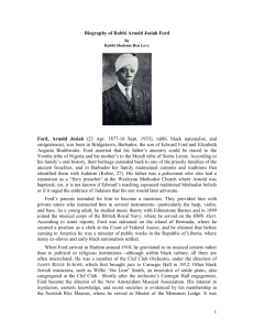 Biography of Rabbi Yirmeyahu Yisrael